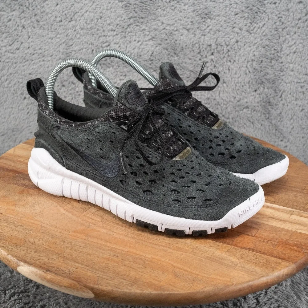 Nike Free Run Trail Shoes Black Anthracite White CW5814-001 Men's Size 7